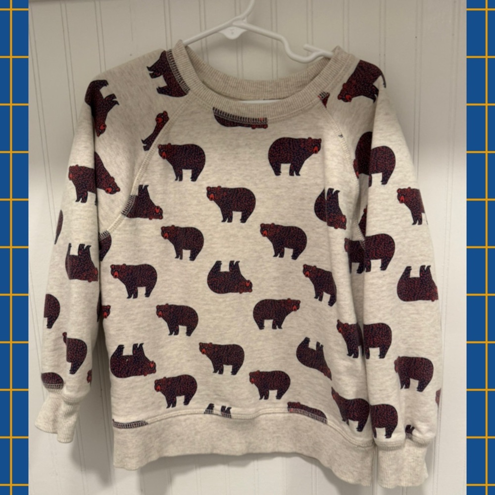 Hanna Andersson Bear Sweatshirt [Size 5 110cm] 🐻